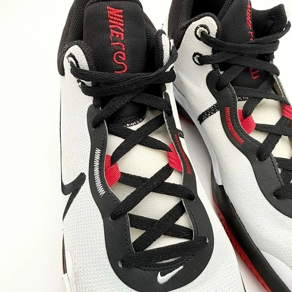 Nike Men’s Renew Elevate 3 Basketball Sneakers in Black White Red Colorway - US
